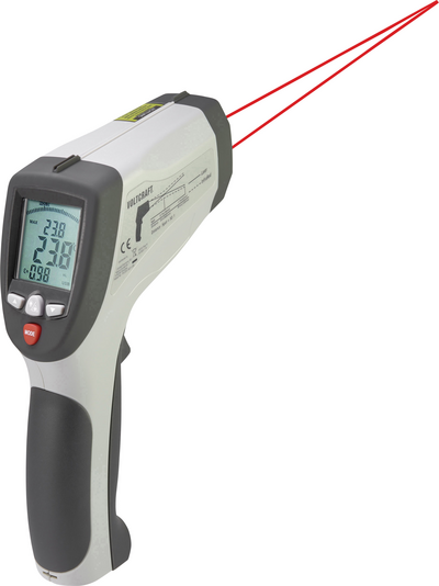 VOLTCRAFT IR 2201-50D USB Infrarot-Thermometer Optik 50:1 -50 bis 2200 °C Pyrometer (1599565) von VOLTCRAFT