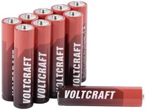 VOLTCRAFT Industrial LR03 Micro (AAA)-Batterie Alkali-Mangan 1350 mAh 1.5V 10St. von VOLTCRAFT