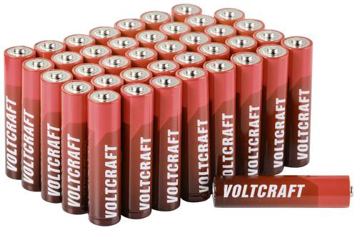 VOLTCRAFT Industrial LR03 SE Micro (AAA)-Batterie Alkali-Mangan 1300 mAh 1.5V 40St. von VOLTCRAFT