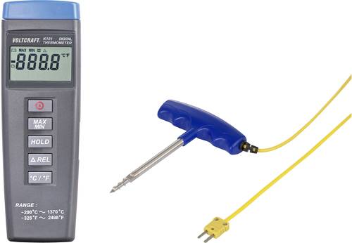 VOLTCRAFT K101 + TP 301 Temperatur-Messgerät Fühler-Typ K von VOLTCRAFT