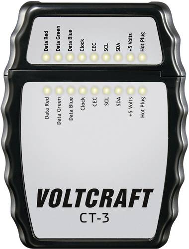 VOLTCRAFT Kabeltester CT-3 CT-3 Geeignet für HDMI-Kabel Typ A von VOLTCRAFT