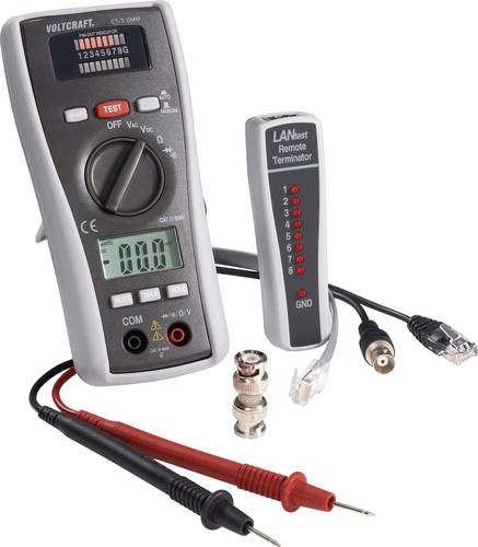 VOLTCRAFT Kabeltester CT-3 DMM CT-3 DMM Geeignet für BNC, RJ11 und RJ45 VOLTCRAFT Kabeltester CT-3 DMM CT-3 DMM Geeignet für BNC, RJ11 und RJ45 von VOLTCRAFT