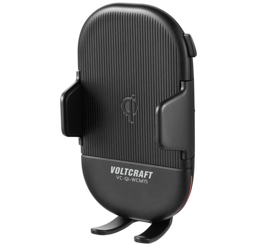 VOLTCRAFT Kfz-Handy-Halterung mit wireless Handy-Halterung, (mit Induktionsladefunktion) von VOLTCRAFT