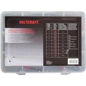 VOLTCRAFT Krokodilklemmen-Set Schwarz, Rot 93038c195 42 St. (93038c195) von VOLTCRAFT