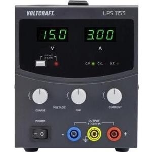 VOLTCRAFT Labornetzgerät, einstellbar LPS1153 0 - 15 V/DC 0 - 3 A 45 W Anzahl Ausgänge 1 x (LPS1153) von VOLTCRAFT