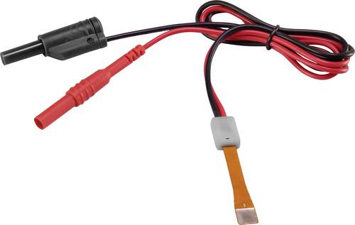 VOLTCRAFT MB-702 Batterie Messadapter - gerade Schwarz, Rot von VOLTCRAFT