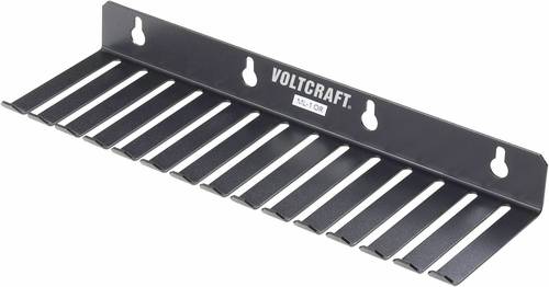 VOLTCRAFT ML-1 SW Messleitungshalter ML-1 SW 14 Aussparungen (73 x 8 mm) (L x B x H) 280 x 85 x 32mm von VOLTCRAFT