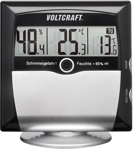 VOLTCRAFT MS-10 Luftfeuchtemessgerät (Hygrometer) 1% rF 99% rF Taupunkt-/Schimmelwarnanzeige von VOLTCRAFT