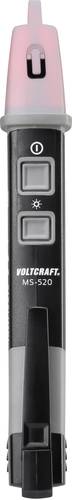 VOLTCRAFT MS-520 Berührungsloser Spannungsprüfer CAT IV 1000V LED, Akustik von VOLTCRAFT