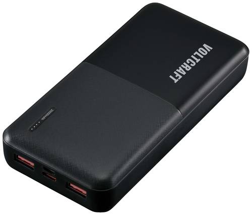 VOLTCRAFT PB-19C-M Powerbank 20000 mAh Power Delivery, Quick Charge LiPo Schwarz von VOLTCRAFT