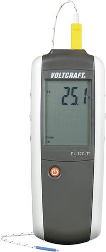 VOLTCRAFT PL-120 T1 Temperatur-Messgerät -200 - +1372°C Fühler-Typ K, J von VOLTCRAFT