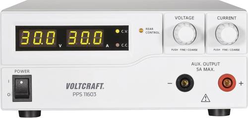 VOLTCRAFT PPS-11603 Labornetzgerät, einstellbar 1 - 60 V/DC 0 - 2.5A 160W USB, Remote programmierba von VOLTCRAFT