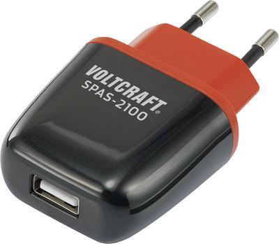 VOLTCRAFT SPAS-2100 VC-11413285 USB-Ladegerät Steckdose Ausgangsstrom (max.) 2100 mA 1 x USB Auto-Detect (VC-11413285) von VOLTCRAFT