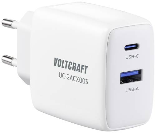 VOLTCRAFT UC-2ACX003 USB-Ladegerät 65W Innenbereich Ausgangsstrom (max.) 3.25A Anzahl Ausgänge: 2 von VOLTCRAFT