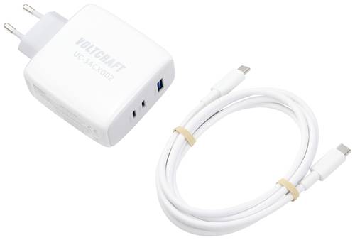 VOLTCRAFT UC-3ACX002 USB-Ladegerät 100W Steckdose, Innenbereich Ausgangsstrom (max.) 5A 3 x USB-C® von VOLTCRAFT