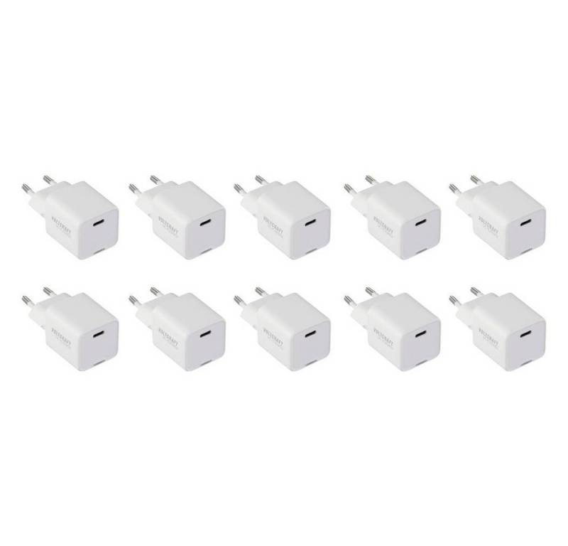 VOLTCRAFT USB-Ladegerät GaN 20 W x 10 Stück USB-Ladegerät von VOLTCRAFT