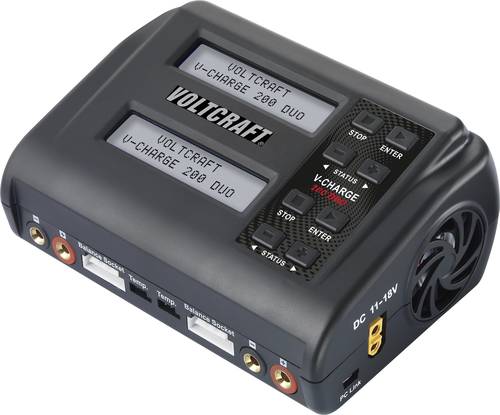 VOLTCRAFT V-Charge 200 Duo Modellbau-Ladegerät 10A LiIon, LiFePO, LiHV, LiPo Entladefunktion, Tempe VOLTCRAFT V-Charge 200 Duo Modellbau-Ladegerät 10A LiIon, LiFePO, LiHV, LiPo Entladefunktion, Tempe von VOLTCRAFT