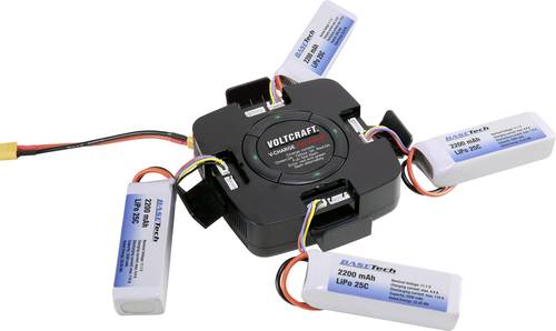 VOLTCRAFT V-Charge Eco Quad Modellbau-Ladegerät 12 V, 32V 5A LiPo von VOLTCRAFT