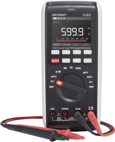 VOLTCRAFT VC-13110160 Hand-Multimeter kalibriert (ISO) digital CAT III 1000 V, CAT IV 600 V Anzeige (Counts): 6000 (VC-13110160) von VOLTCRAFT
