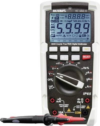 VOLTCRAFT VC-460 E Hand-Multimeter digital Strahlwassergeschützt (IP65) CAT III 1000 V, CAT IV 600V von VOLTCRAFT