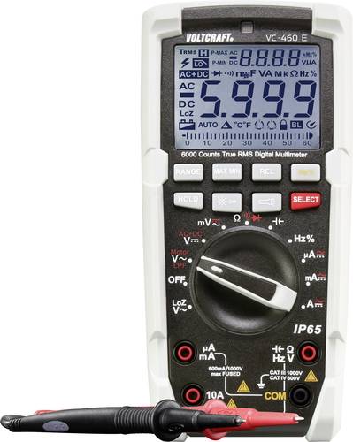 VOLTCRAFT VC-460 E Hand-Multimeter digital Strahlwassergeschützt (IP65) CAT III 1000 V, CAT IV 600V von VOLTCRAFT