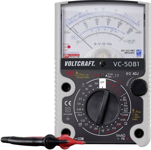VOLTCRAFT VC-5081 Hand-Multimeter analog CAT III 500V von VOLTCRAFT