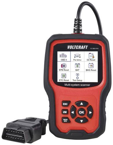 VOLTCRAFT VC-OBD-9710 OBD II Diagnosetool VC-14616100 von VOLTCRAFT