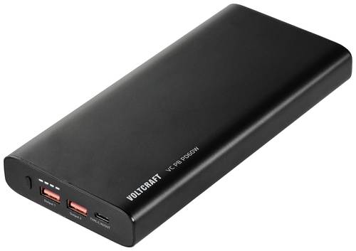 VOLTCRAFT VC PB PD60W Powerbank 26800 mAh Quick Charge 3.0, Power Delivery 3.0 Li-Ion Schwarz von VOLTCRAFT