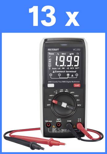 VOLTCRAFT VC232 Hand-Multimeter digital CAT III 600V Anzeige (Counts): 2000 von VOLTCRAFT