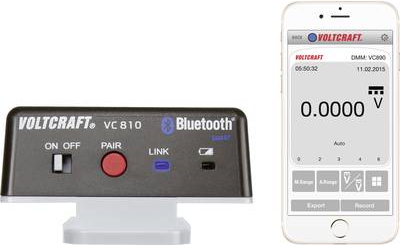 VOLTCRAFT VC810 Bluetooth®-Adapter VC810, Passend für (Details) VC830, VC850, VC870, VC880, VC890 VC810 (VC810) von VOLTCRAFT