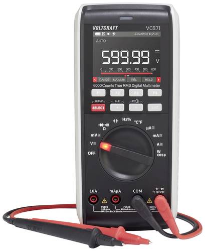 VOLTCRAFT VC871 Hand-Multimeter digital Datenlogger CAT III 1000 V, CAT IV 600V Anzeige (Counts): 60 von VOLTCRAFT