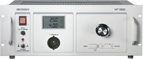 VOLTCRAFT VIT 1000 Labor-Trenntrafo einstellbar 1 - 250 V/AC von VOLTCRAFT