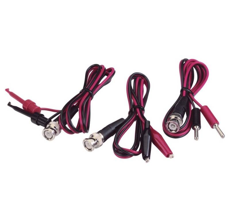 VOLTCRAFT VOLTCRAFT BNC-Messleitungs-Set 0.80 m Schwarz, Rot Optisches-Kabel, (80.00 cm) von VOLTCRAFT