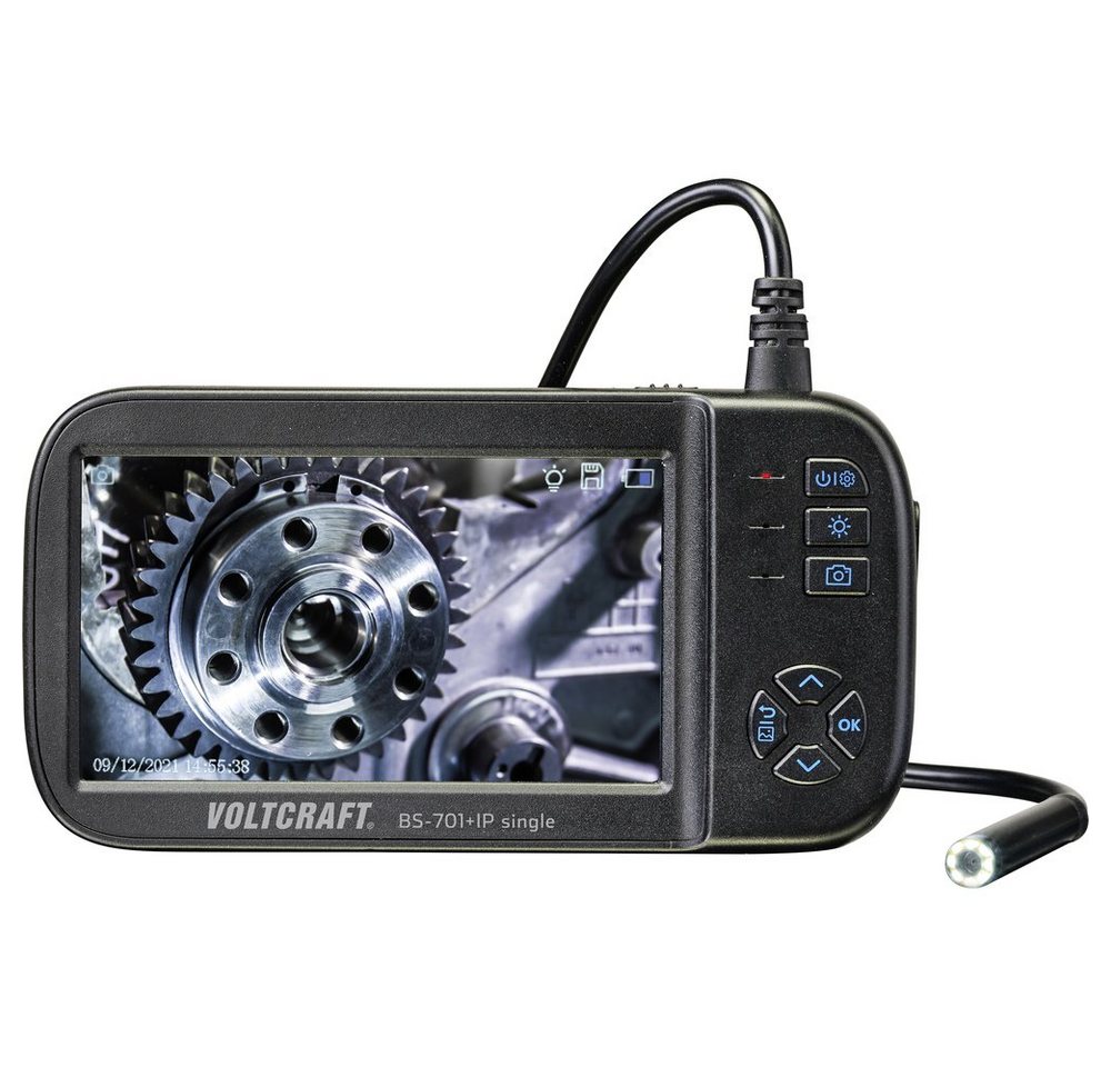 VOLTCRAFT VOLTCRAFT BS-701SE+IP single Endoskop Sonden-Ø: 8 mm Sonden-Länge: 5 m Inspektionskamera von VOLTCRAFT