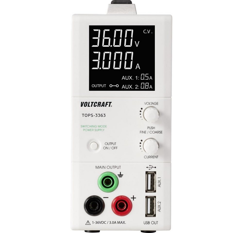 VOLTCRAFT VOLTCRAFT TOPS-3363 Labornetzgerät, einstellbar 1 - 36 V/DC 0.25 - 3 Labor-Netzteil VOLTCRAFT VOLTCRAFT TOPS-3363 Labornetzgerät, einstellbar 1 - 36 V/DC 0.25 - 3 Labor-Netzteil von VOLTCRAFT