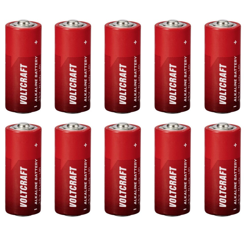 VOLTCRAFT VOLTCRAFT VC-16108100 Lady (N)-Batterie Alkali-Mangan 880 mAh 1.5 V 10 Batterie, (1.50 V) von VOLTCRAFT