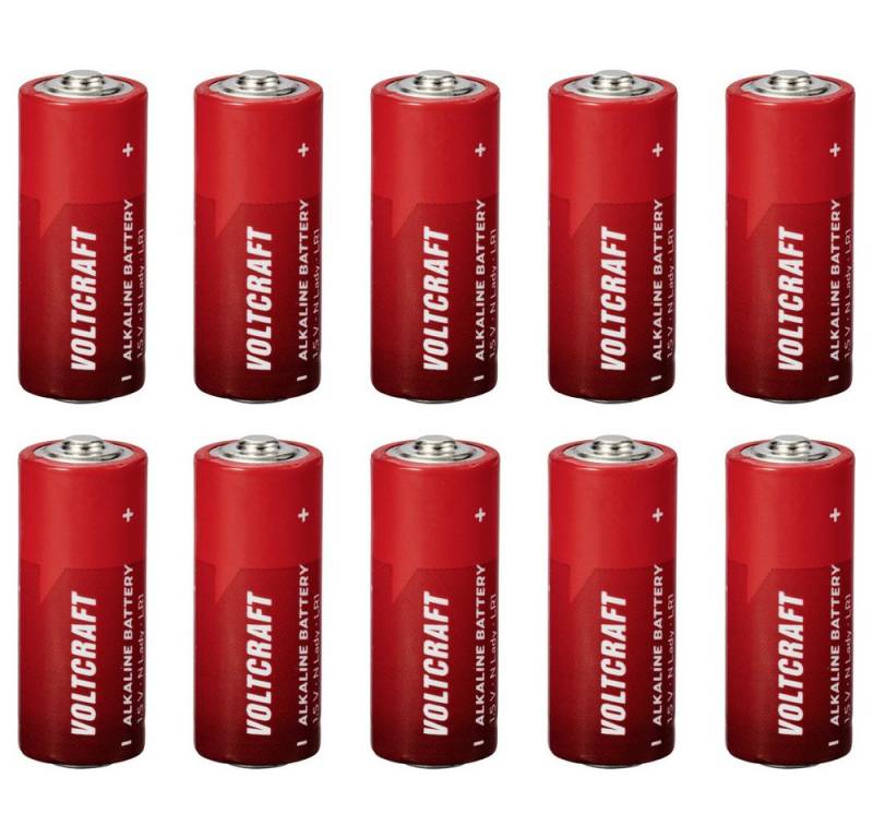 VOLTCRAFT VOLTCRAFT VC-16108100 Lady (N)-Batterie Alkali-Mangan 880 mAh 1.5 V 10 Batterie, (1.50 V) von VOLTCRAFT