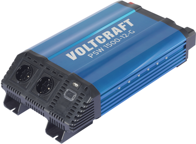 VOLTCRAFT Wechselrichter PSW 1500-12-G 1500 W 12 V/DC - 230 V/AC reine Sinuswelle (VC-14490405) von VOLTCRAFT