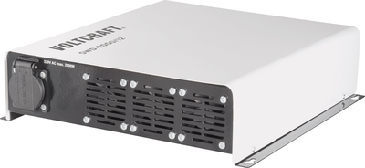 VOLTCRAFT Wechselrichter SWD-2000/12 2000 W 12 V/DC 12 V/DC Fernbedienbar Schraubklemmen 1x Schutzkontakt-Steckdose (SWD-2000/12) von VOLTCRAFT