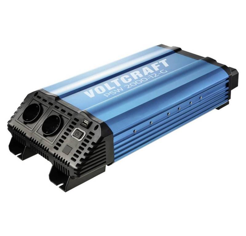VOLTCRAFT Wechselrichter Wechselrichter, reine Sinuswelle, 2000 W /12 V von VOLTCRAFT
