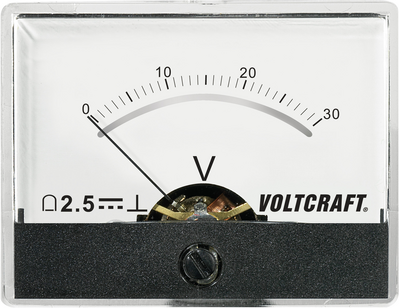 Voltcraft AM-60X46/30V/DC Einbau-Messgerät AM-60X46/60V/DC 30 V Drehspule (AM-60X46/30V/DC) von VOLTCRAFT
