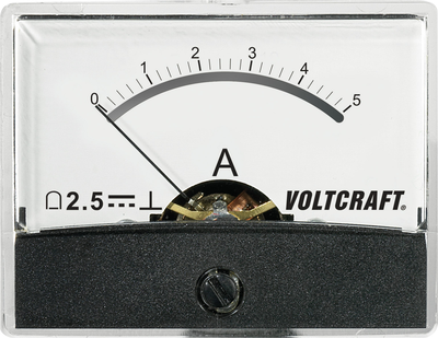 Voltcraft AM-60X46/5A/DC Einbau-Messgerät AM-60X46/5A/DC 5 A Drehspule (AM-60X46/5A/DC) von VOLTCRAFT