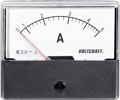 Voltcraft AM-70X60/5A Einbau-Messgerät AM-70X60/5A 5 A Dreheisen (AM-70X60/5A) von VOLTCRAFT