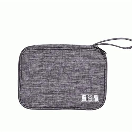 Spielkabel-Organizer-Tasche Reiseelektronik-Zubehör-Tasche Organizer for Kabel Flash-Disk-Ladegerät Power Bank Kabeltasche(Grey) von VONCYKI