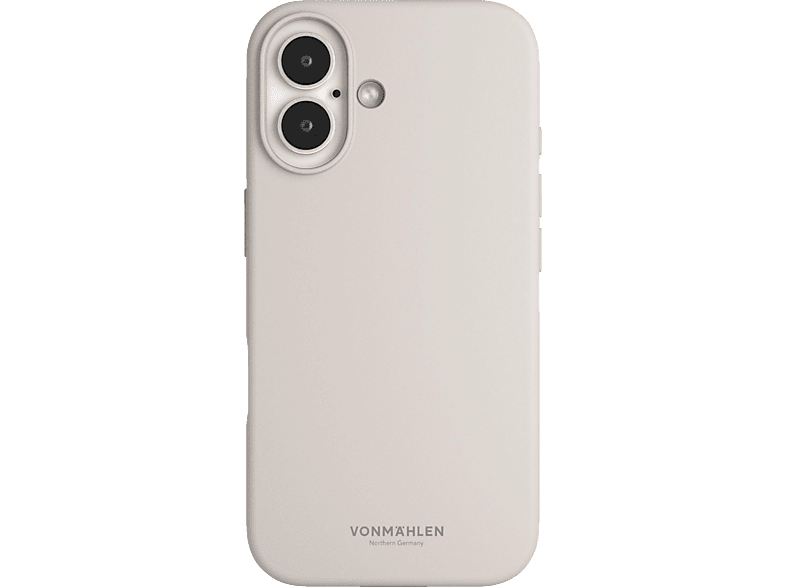 VONM��HLEN Soft Silicone Case, Backcover, Apple, iPhone 16, Cream von VONM��HLEN