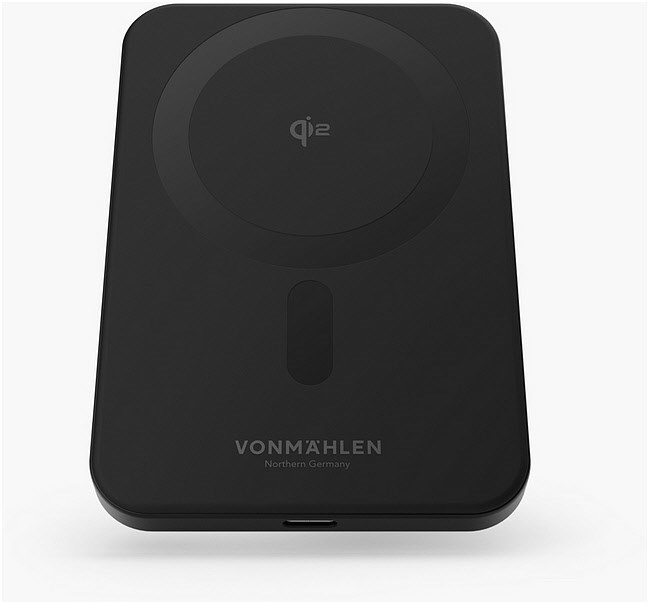 Evergreen MAG (5.000mAh) Powerbank schwarz von VONMÄHLEN