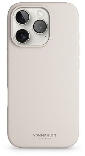 Soft Silicone Case für iPhone 16 Pro cream Soft Silicone Case für iPhone 16 Pro cream von VONMÄHLEN