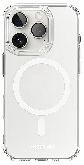 Transparent Case für iPhone 16 Plus weiß Transparent Case für iPhone 16 Plus weiß von VONMÄHLEN