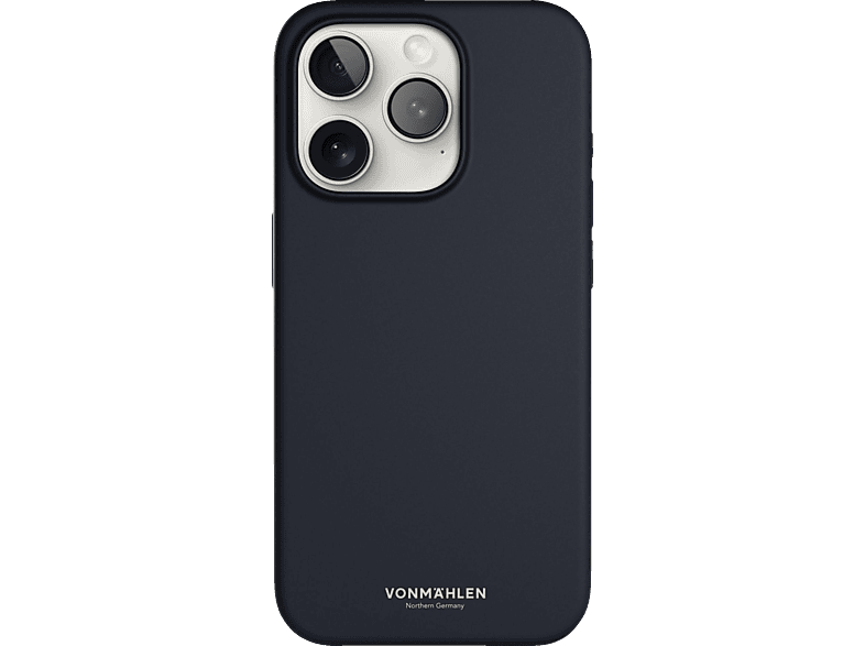 VONMÄHLEN Eco Silicone Case, Backcover, Apple, iPhone 15 Pro, Navy von VONMÄHLEN