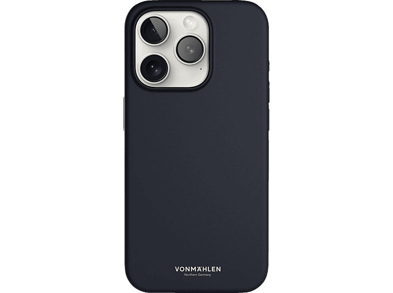 VONMÄHLEN Eco Silicone Case, Backcover, Apple, iPhone 15 Pro Max, Navy von VONMÄHLEN